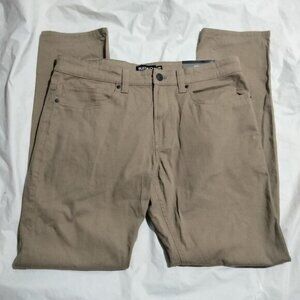 Buffalo David Bitton Jeans 34x32(36x32) Tan Archer Slim/Ash Stretch Chino Pants